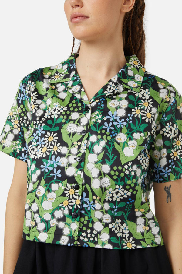 Black Friday - Lily Of The Valley Blouse - emerald