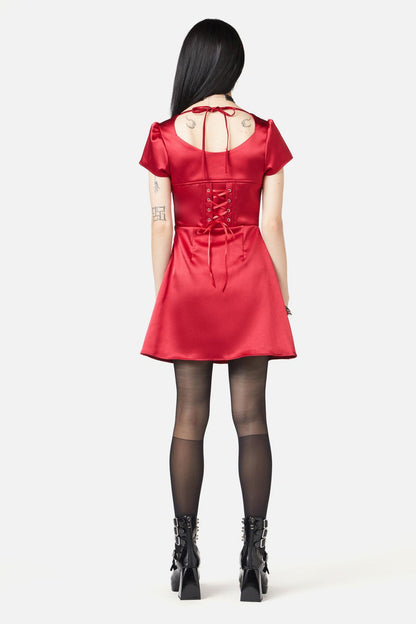 Black Friday - Wondering Mind Mini Dress - red