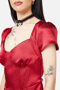 Black Friday - Wondering Mind Mini Dress - red