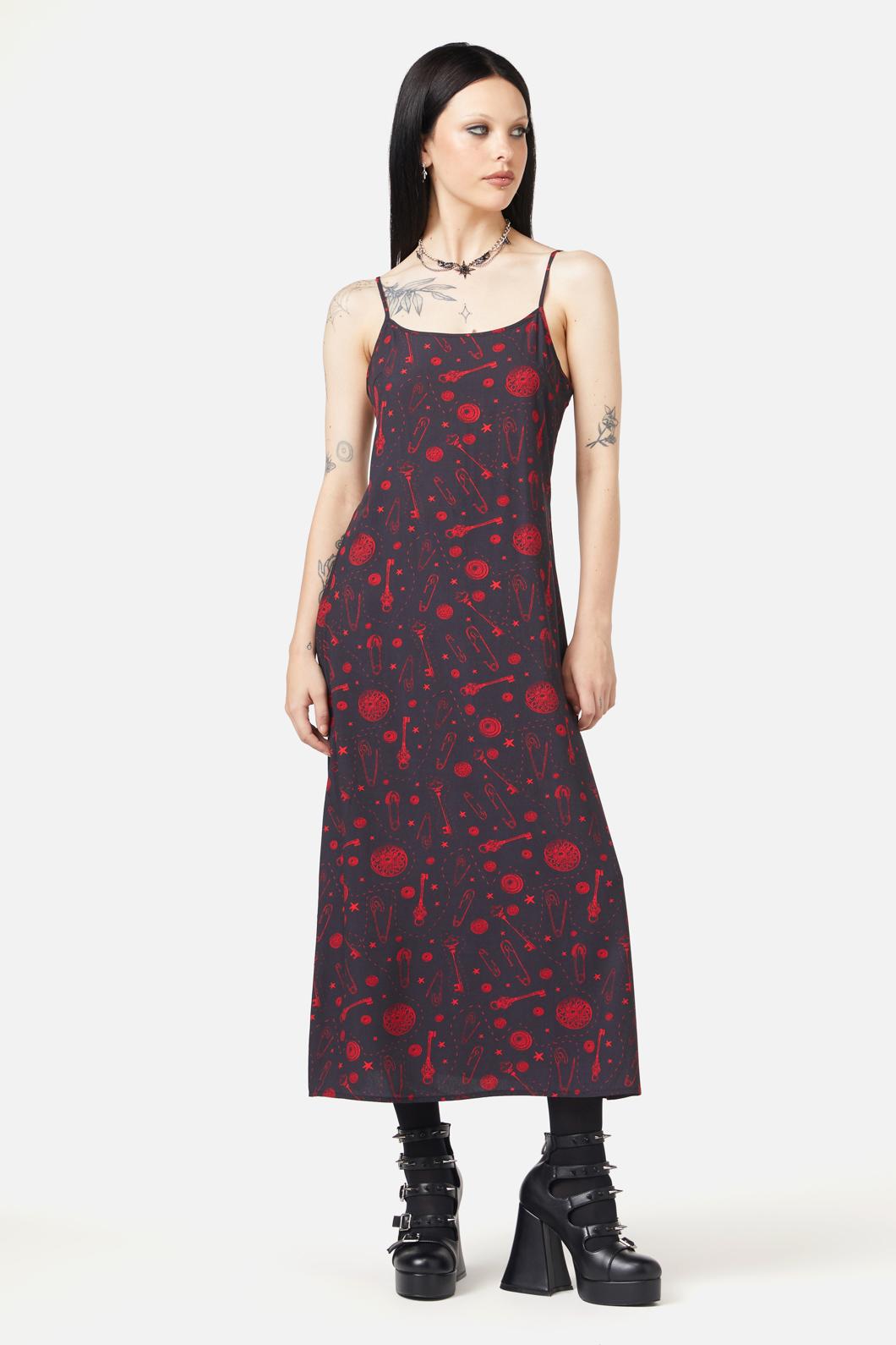 Black Friday - Lock Picker Midi Dress - black
