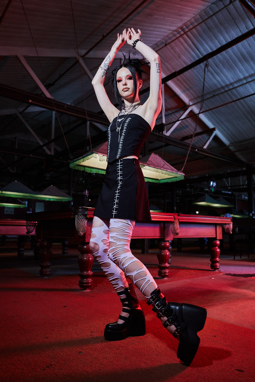 Black Friday - Stitched Up Tank - black