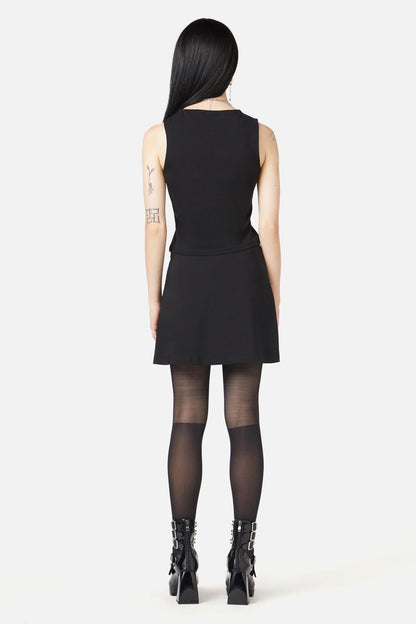 Black Friday - Stitched Up Tank - black