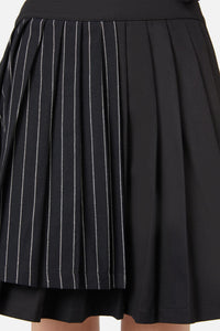 Black Friday - Sew Much Fun Stripe Mini Skirt - black-white