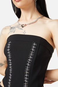 Black Friday - Stitched Up Corset - black