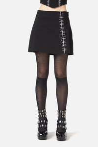 Black Friday - Stitched Up Skort - black