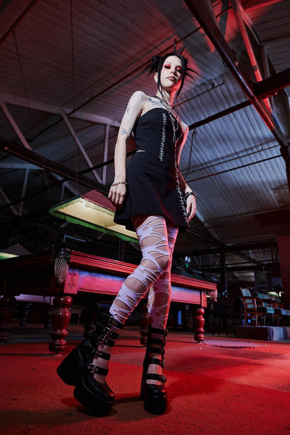 Black Friday - Stitched Up Skort - black