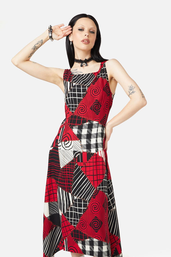 Black Friday - Patched Up Dress - multi