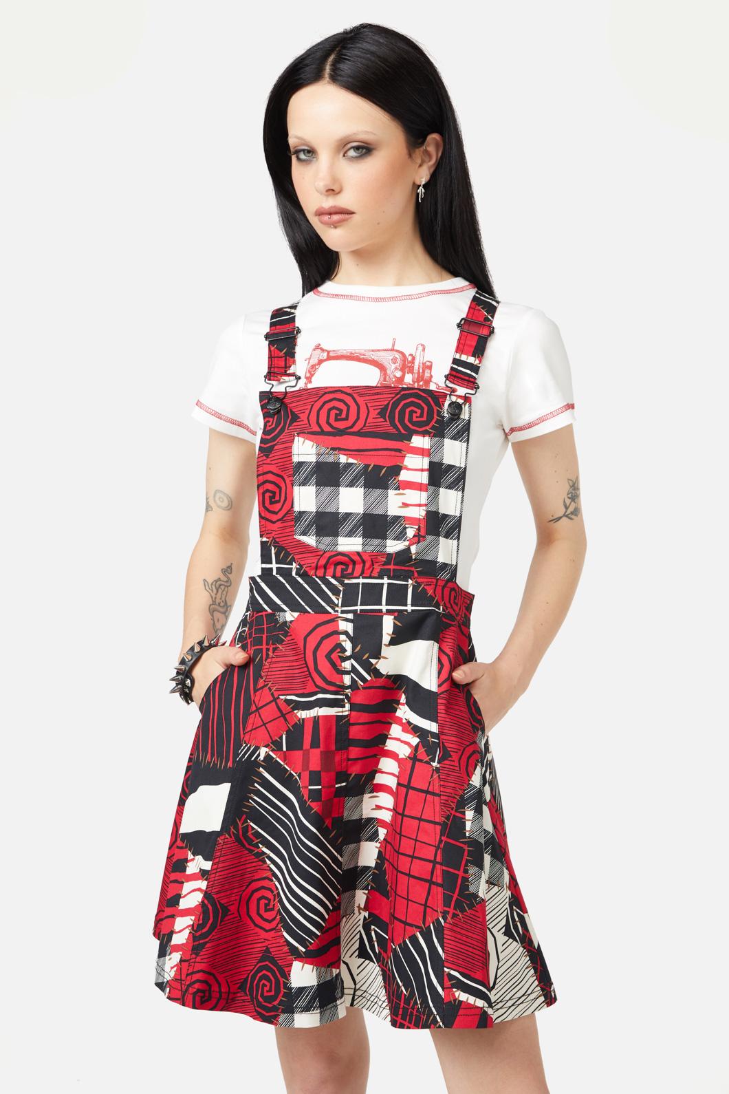 Black Friday - Patched Up Pinafore - multi