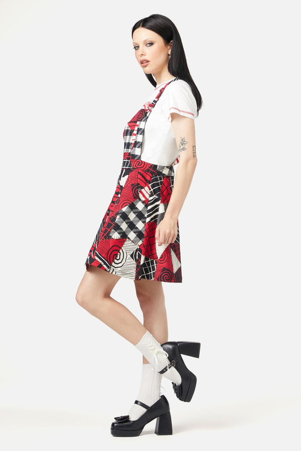Black Friday - Patched Up Pinafore - multi
