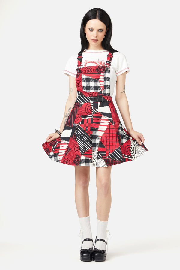 Black Friday - Patched Up Pinafore - multi