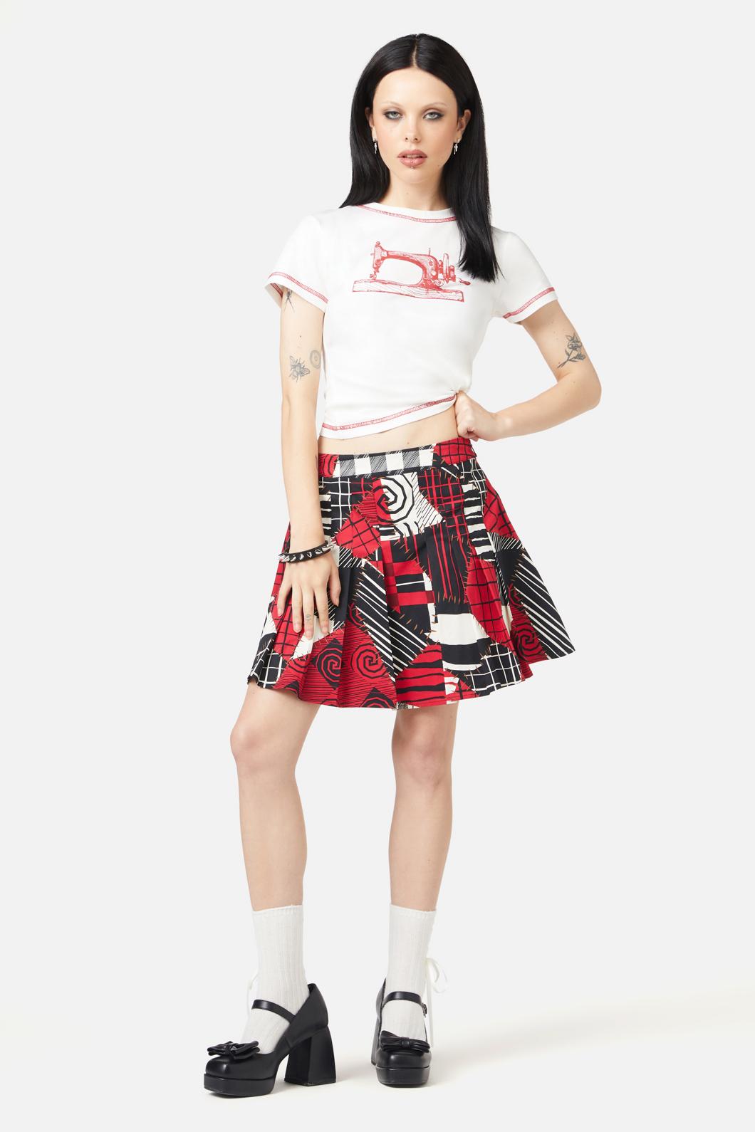 Black Friday - Patched Up Skirt - multi