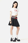 Black Friday - Machinist Pleated Skirt - black