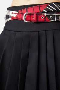 Black Friday - Machinist Pleated Skirt - black