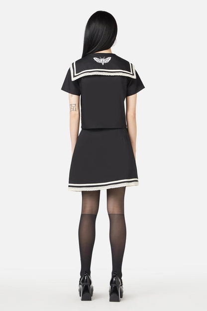 Black Friday - Rebirth Sailor Top - black
