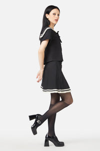 Black Friday - Rebirth Sailor Top - black