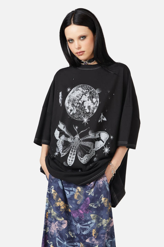 Black Friday - Mega Moth OS Tee - black