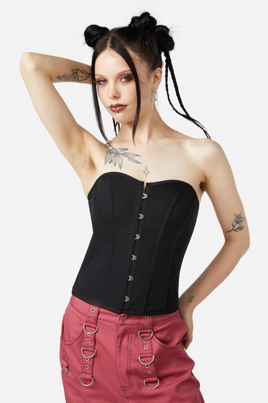 Black Friday - Pottering Around Corset - black