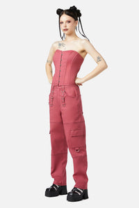 Black Friday - Pottering Around Corset - pink