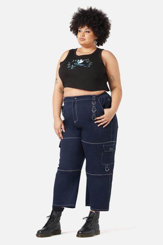 Black Friday - Curve Moth Pant - midnight
