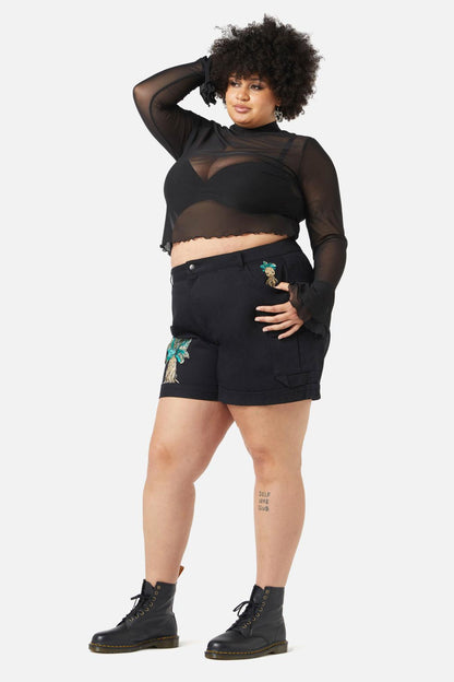 Black Friday - Curve Cutie Mandrake Short - black