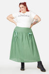 Black Friday - Curve Garden Path Skirt - green