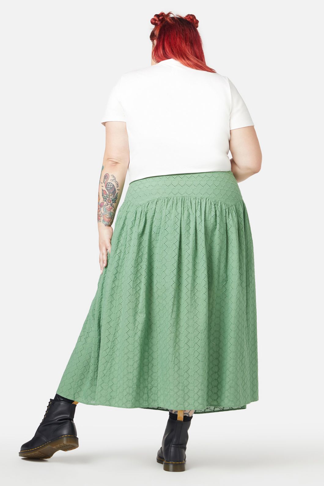 Black Friday - Curve Garden Path Skirt - green