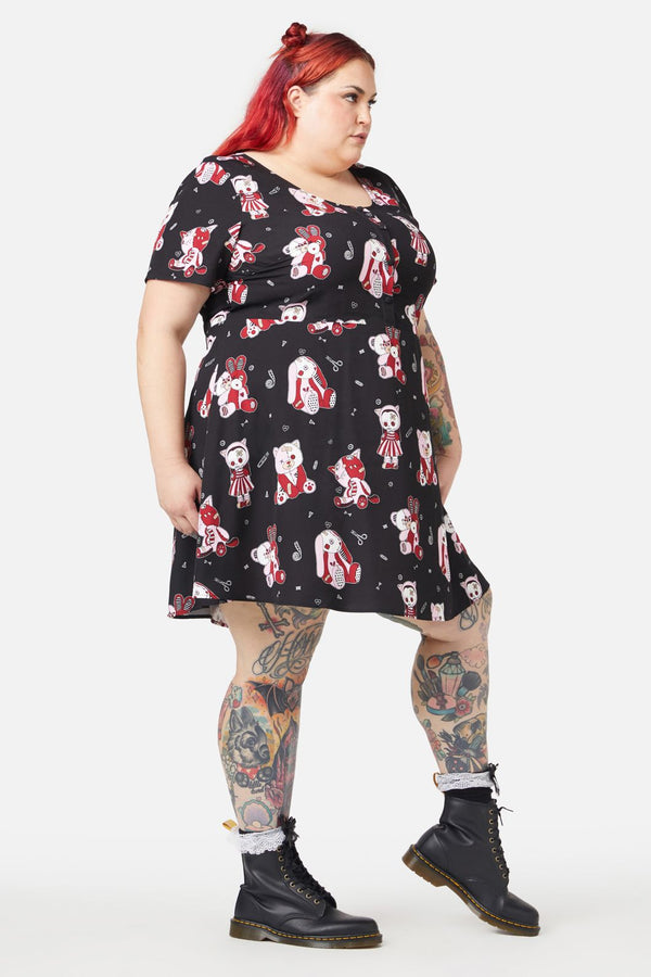Black Friday - Curve Sew Much Fun Dress - black