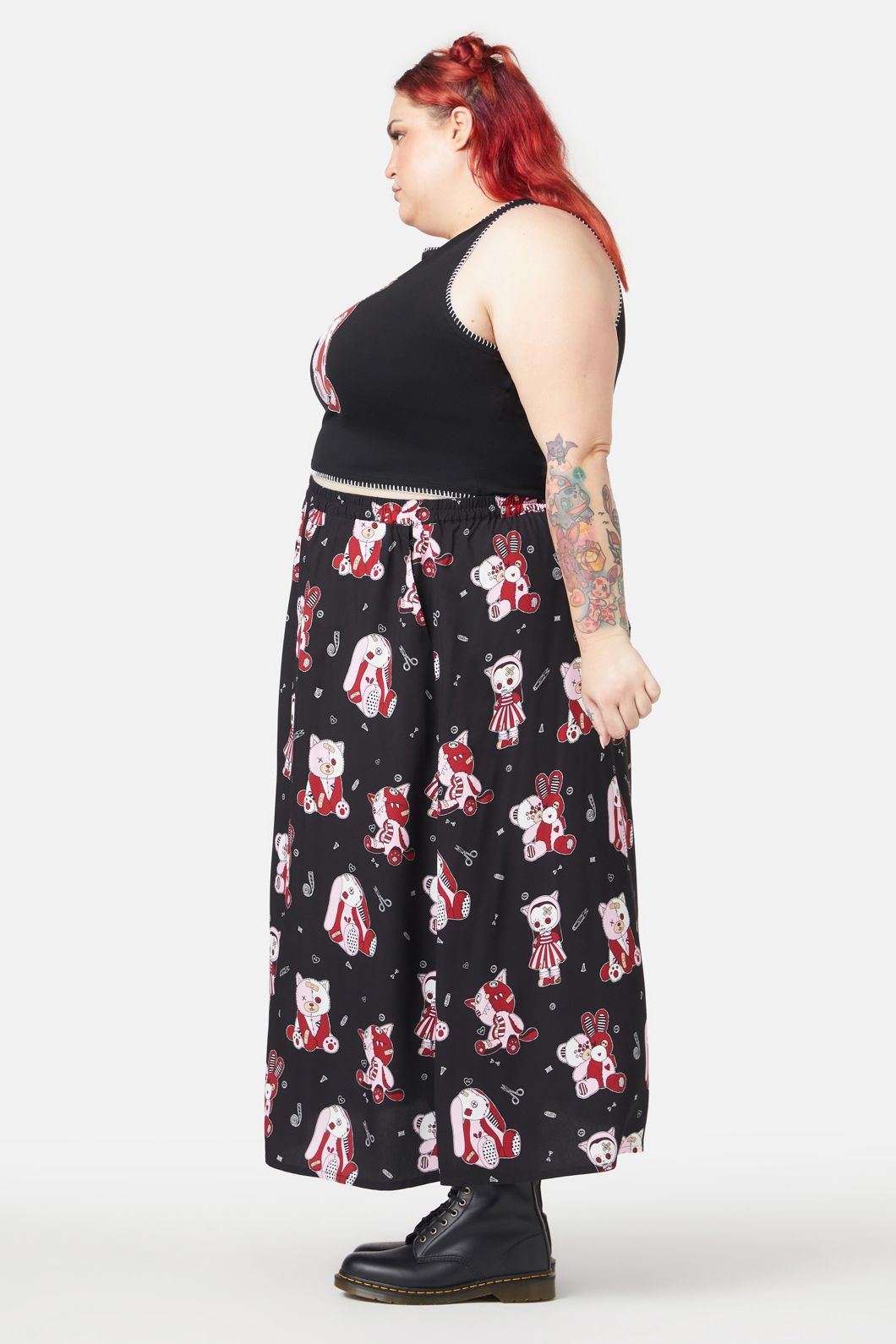 Black Friday - Curve Sew Much Fun Skirt - black