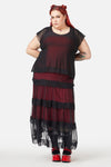 Black Friday - Curve Lock Picker Mesh Top - black
