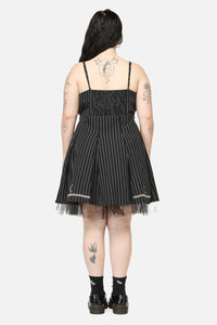 Black Friday - Sew Much Fun Stripe Dress - black