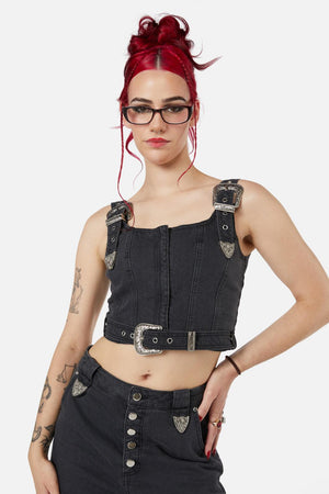 Black Friday - Deadwood Corset - black