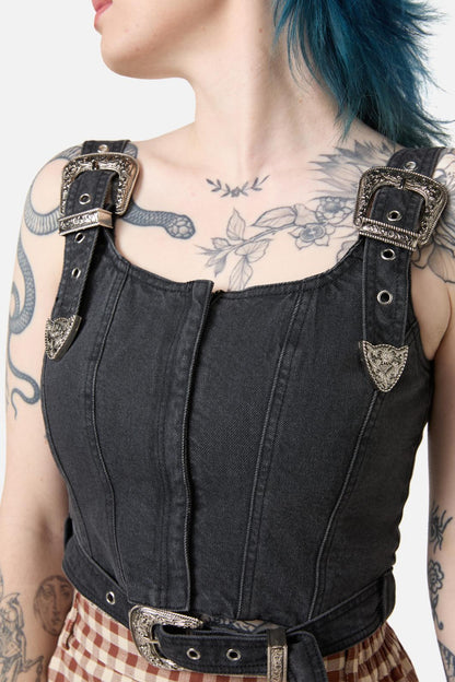 Black Friday - Deadwood Corset - black