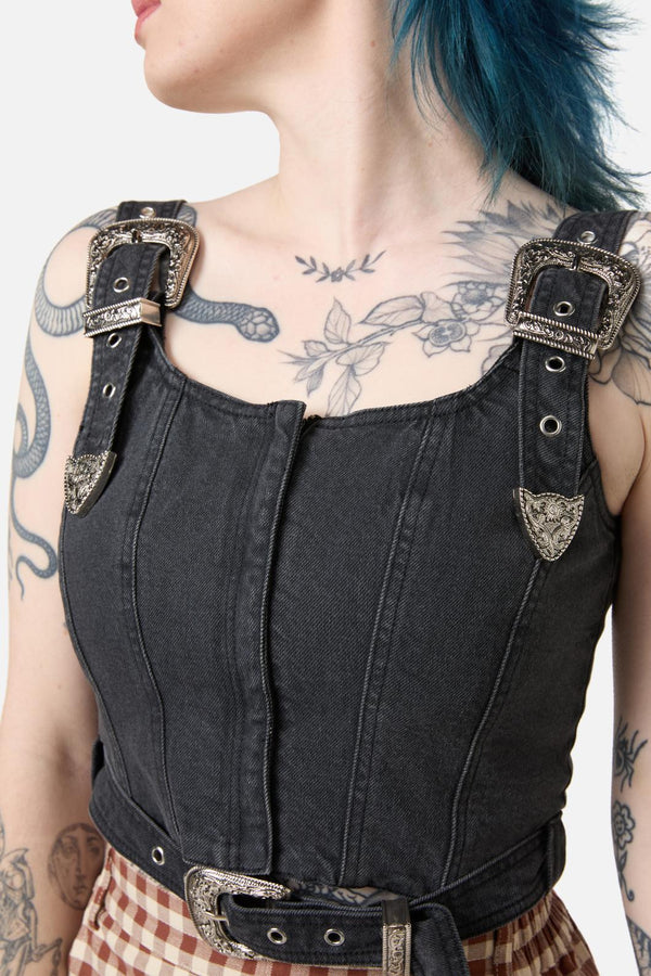 Black Friday - Deadwood Corset - black