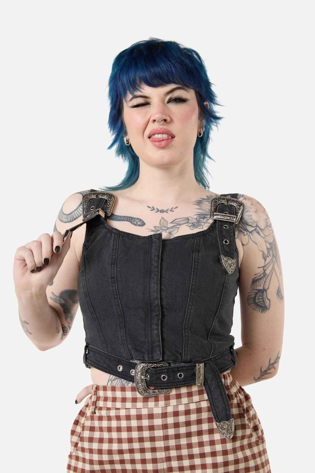 Black Friday - Deadwood Corset - black