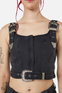 Black Friday - Deadwood Corset - black