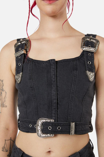 Black Friday - Deadwood Corset - black