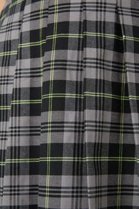 Black Friday - Encounter Tartan Skort - black-green