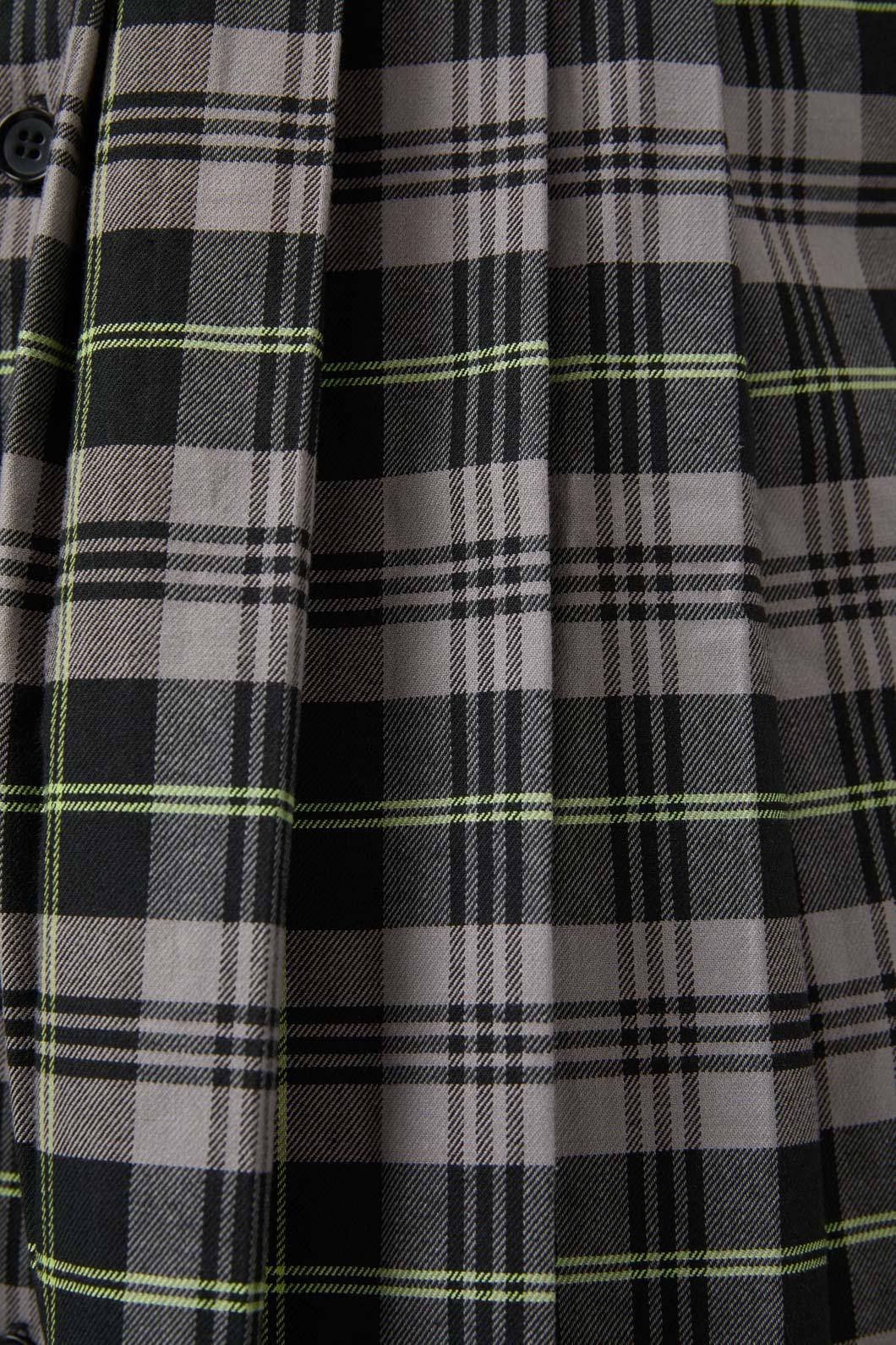 Black Friday - Encounter Tartan Dress - black-green