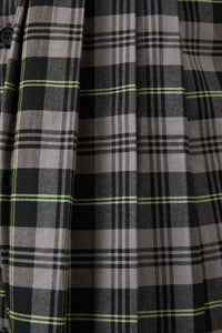 Black Friday - Encounter Tartan Dress - black-green