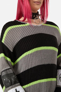 Black Friday - Hunter Oversized Knit Jumper - multi