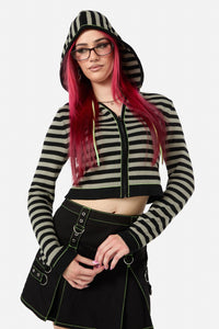 Black Friday - Unsolved Knit Cardi - black-grey