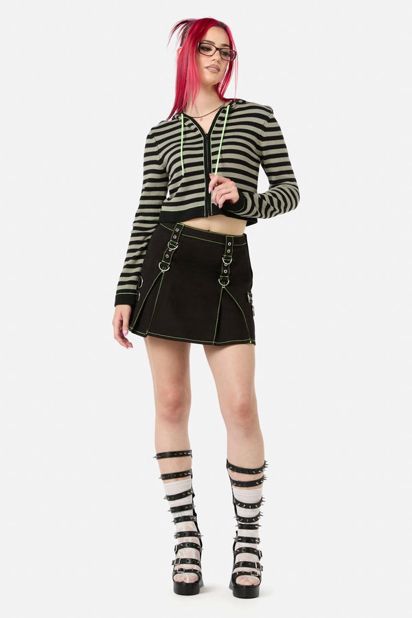 Black Friday - Unsolved Knit Cardi - black-grey