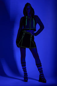 Black Friday - Unsolved Knit Cardi - black-grey