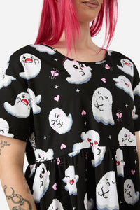 Black Friday - Ghostie Print Dress - black