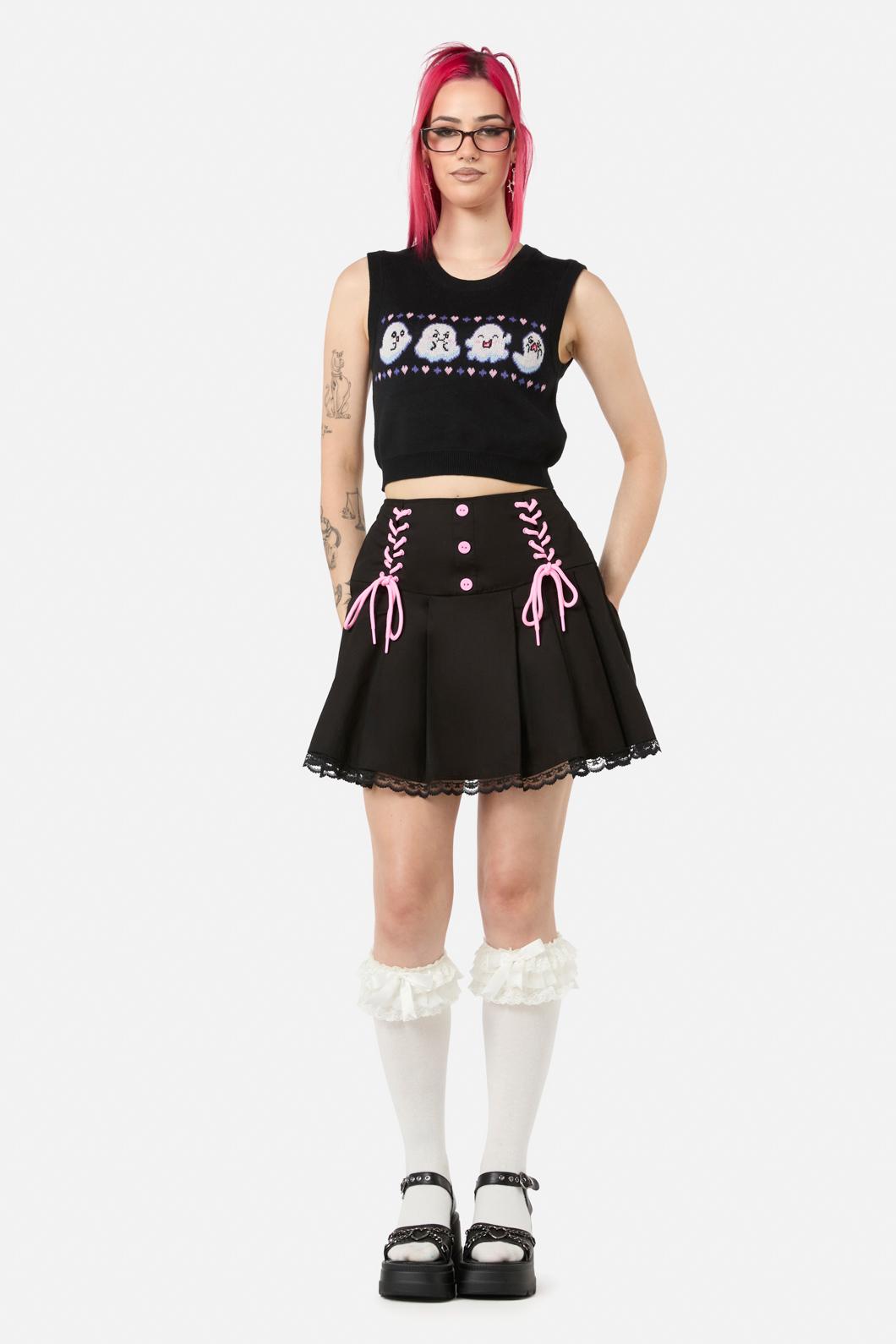 Black Friday - Ghostie Knit Vest - black