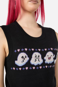 Black Friday - Ghostie Knit Vest - black