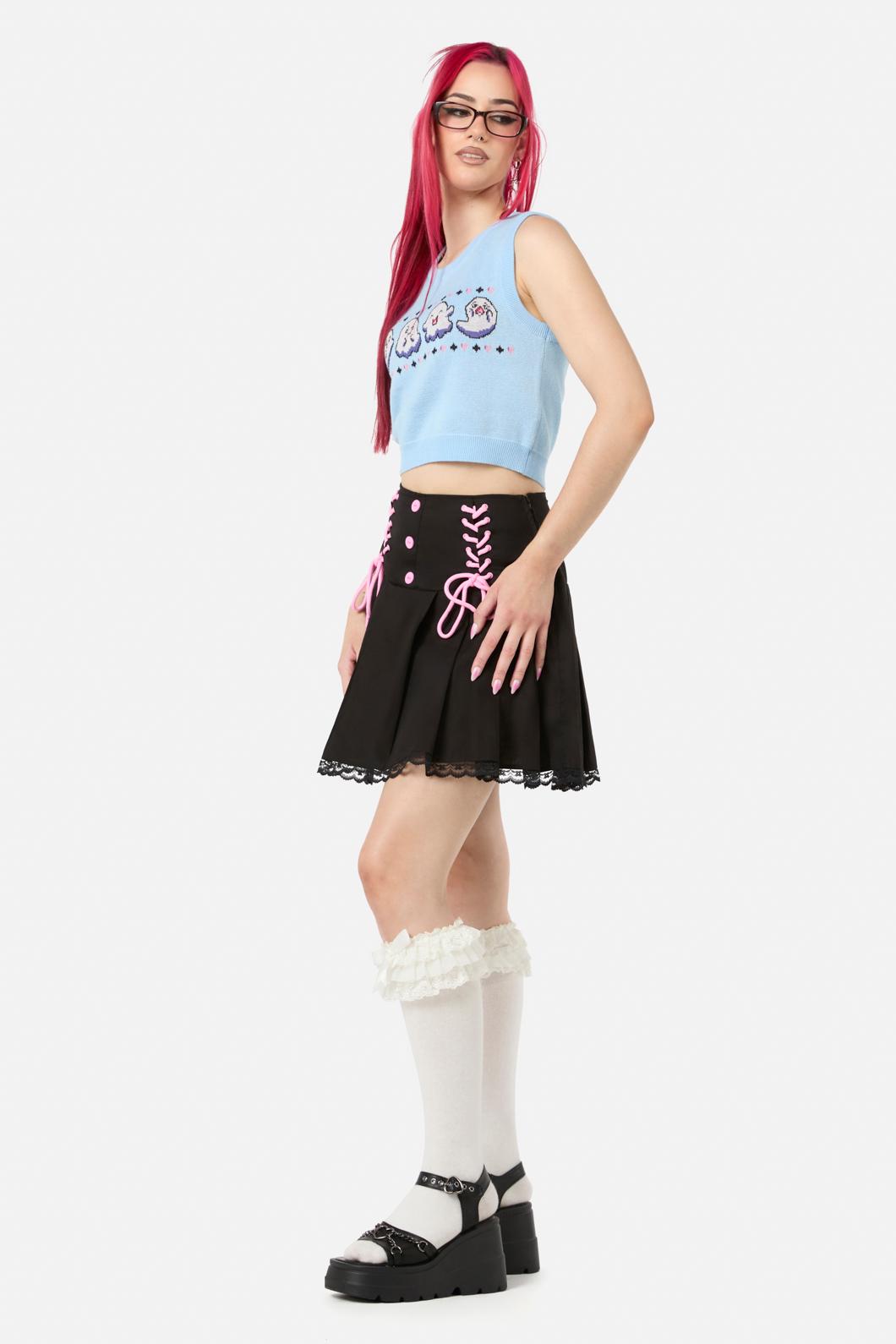 Black Friday - Ghostie Knit Vest - blue