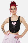Black Friday - Ghostie Corset Top - black