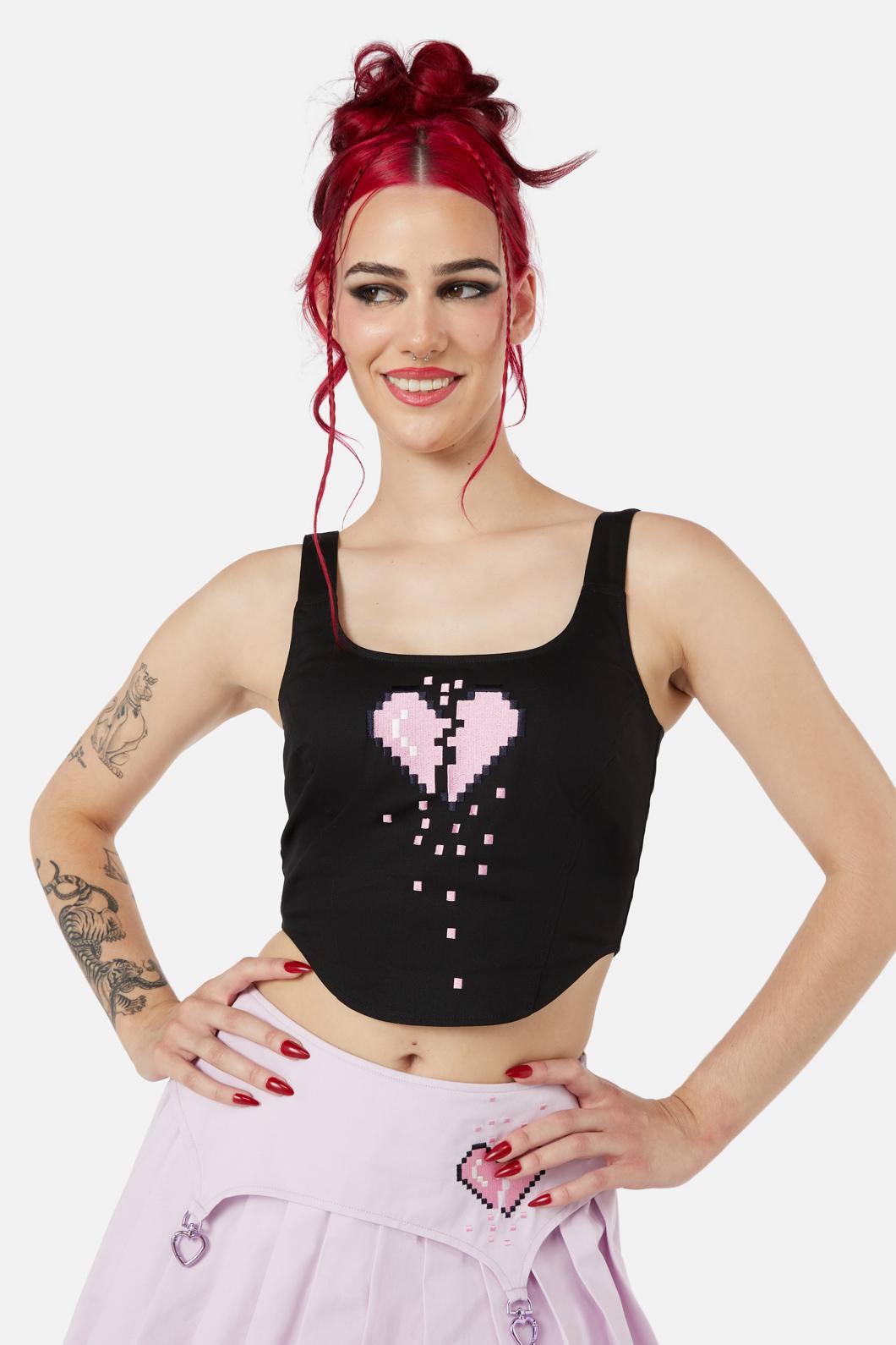Black Friday - Ghostie Corset Top - black