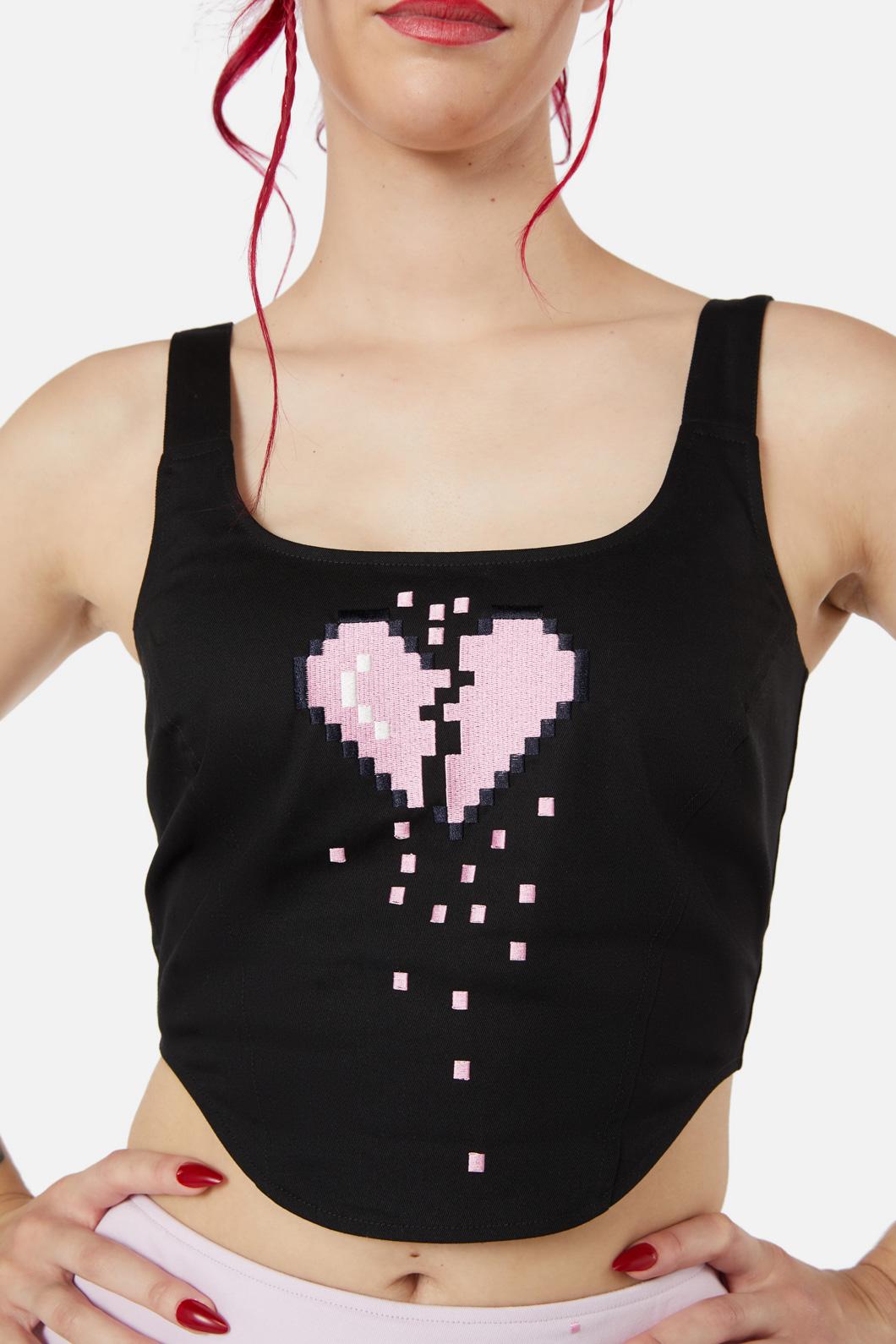 Black Friday - Ghostie Corset Top - black